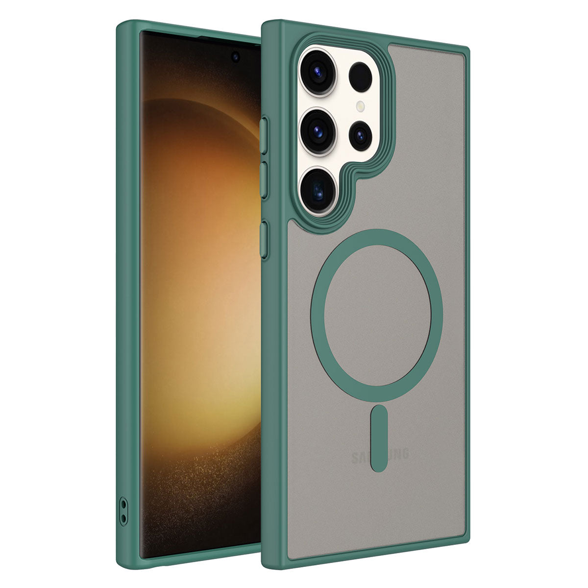 Cepax Matte Magsafe Galaxy S23 Ultra Mat Arka Yüzey Kablosuz Şarj Özellikli Telefon Kılıfı - 4 Cepax Matte Magsafe Galaxy S23 Ultra Mat Arka Yüzey Kablosuz Şarj Özellikli Telefon Kılıfı - 4